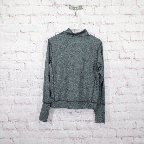 LL Bean VentureSoft Pullover Quarter Zip Black Marl Size XS - Picture 6 of 12